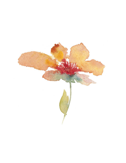Water Colour Flower - 1 10 - Vision Arts Murals