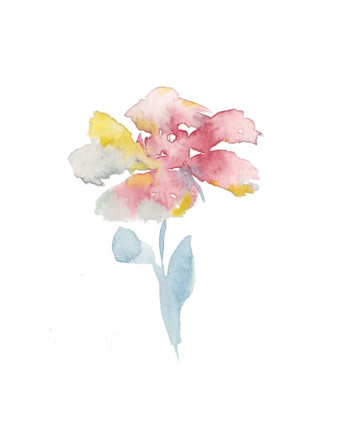 Water Colour Flower - 1 9 - Vision Arts Murals